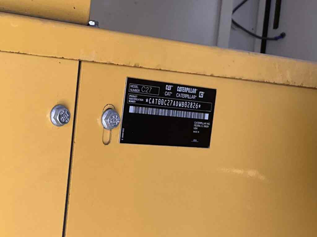 Caterpillar C27 Standby Diesel Generator